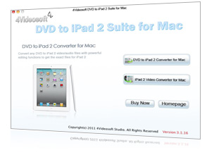 DVD zu iPad 2 Suite für Mac Screen